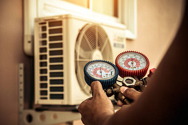 Professional Ductwork Repair technician working in Fulton, NY